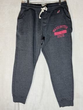 Washington State Joggers League Sz L Draw String